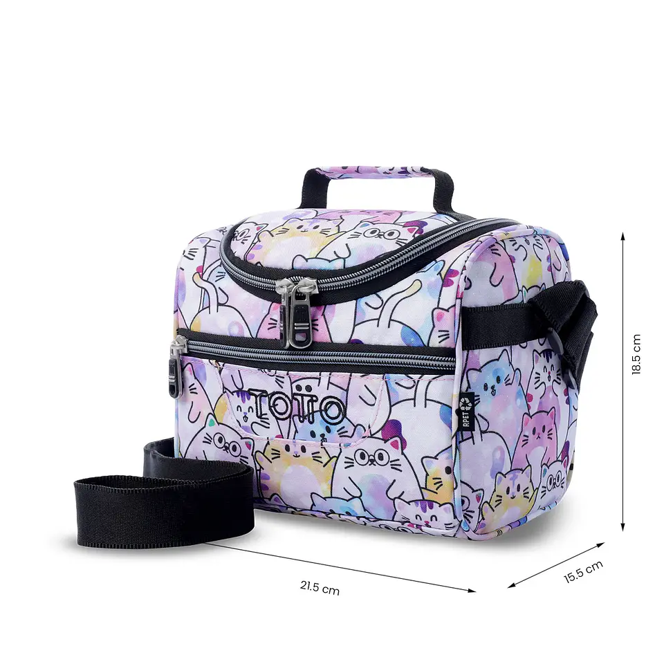 Lonchera Totto Térmica para Mujer Pizarra Glitter 3