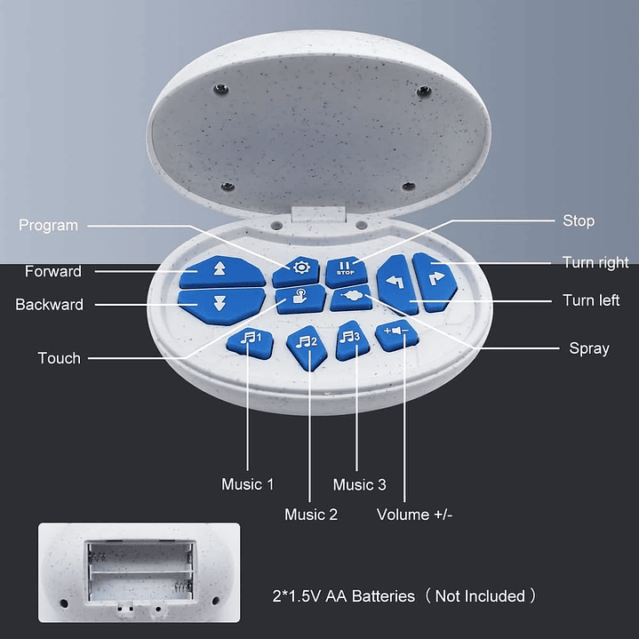 Juguete Dino Rc Inteligente Con Control Remoto Verde Dinosaurio 2