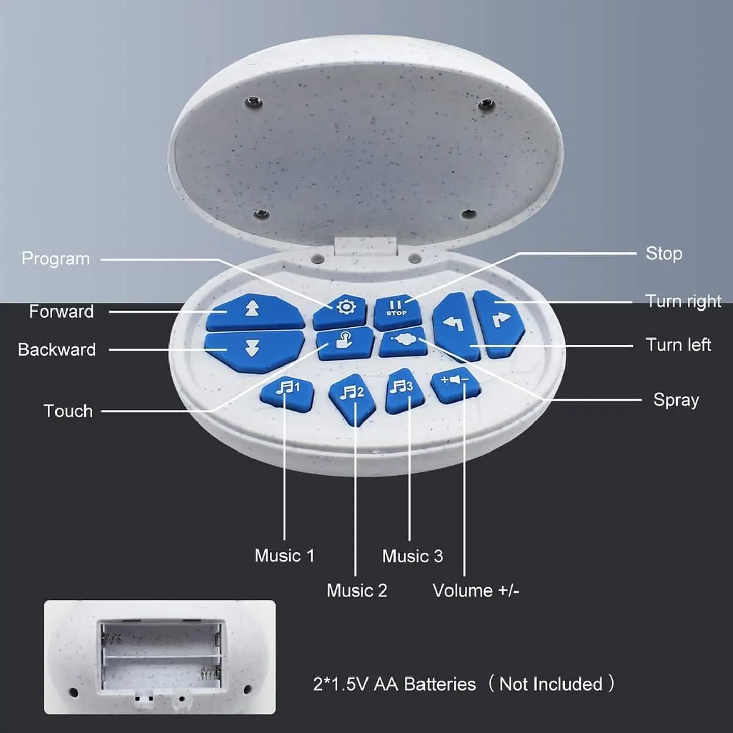 Juguete Dino Rc Inteligente Con Control Remoto Verde Dinosaurio 2