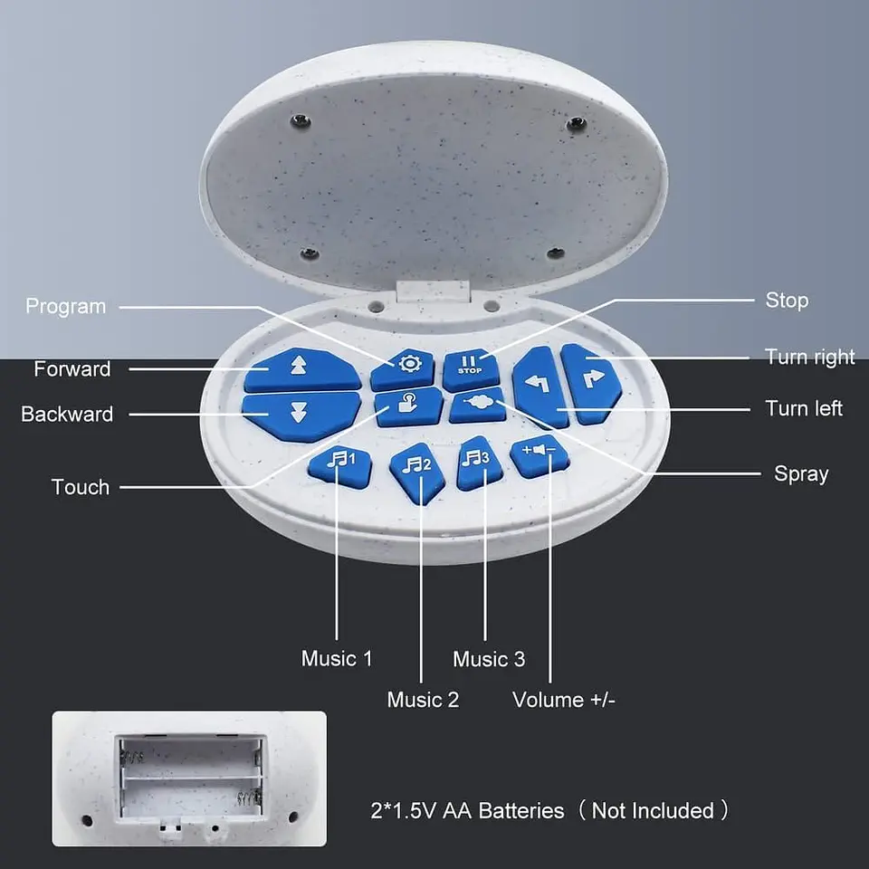 Juguete Dino Rc Inteligente Con Control Remoto Verde Dinosaurio 2