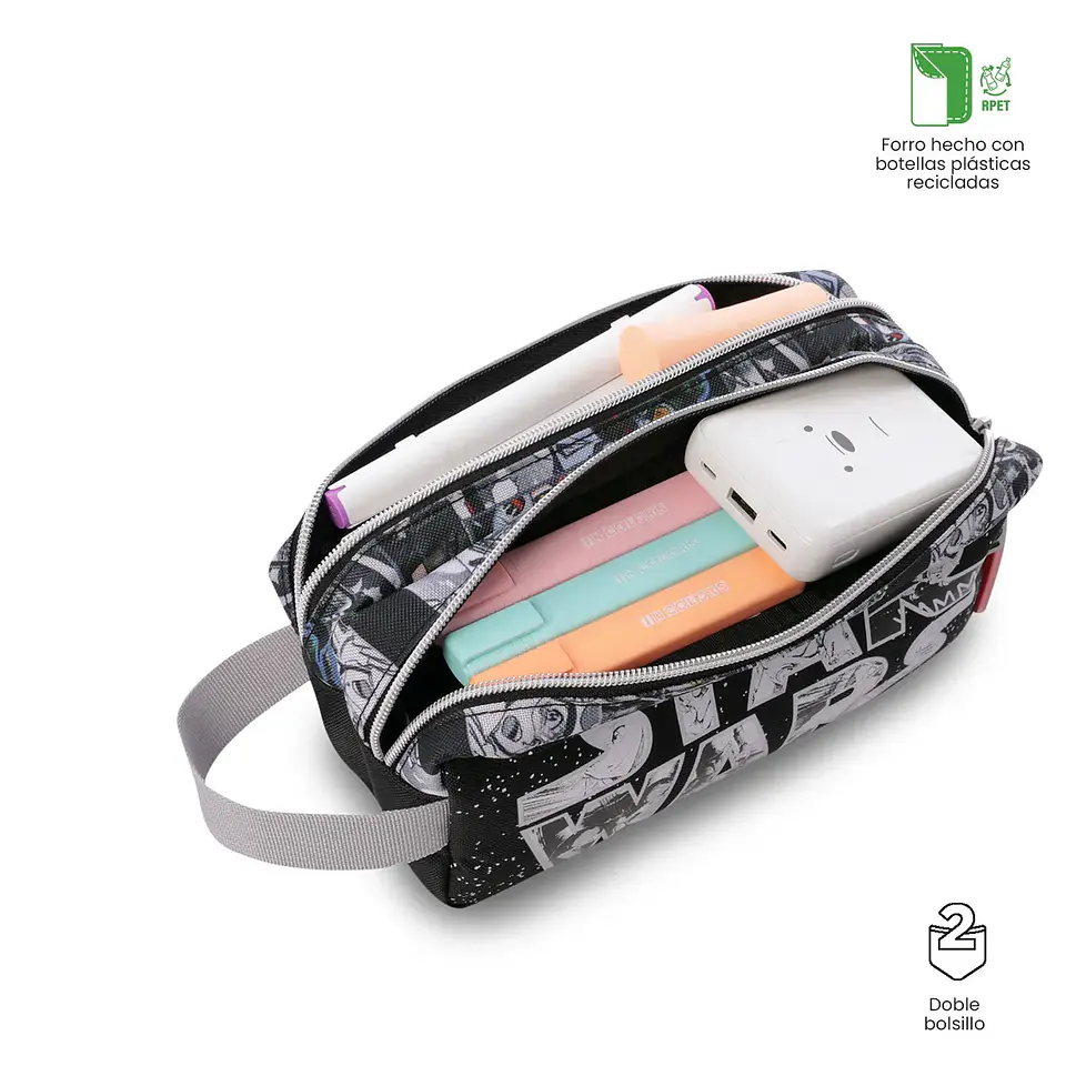 CARTUCHERA MULTIUSO TOTTO 2 CUERPOS STAR WARS JEDI 3