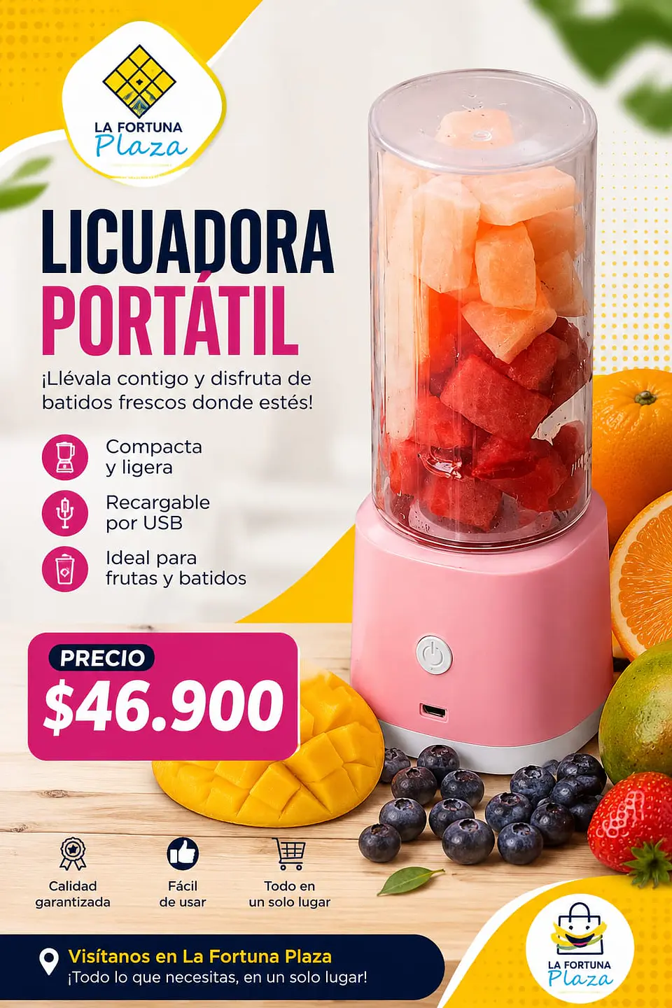 LICUADORA PORTATIL MGE-002 SN0097 1