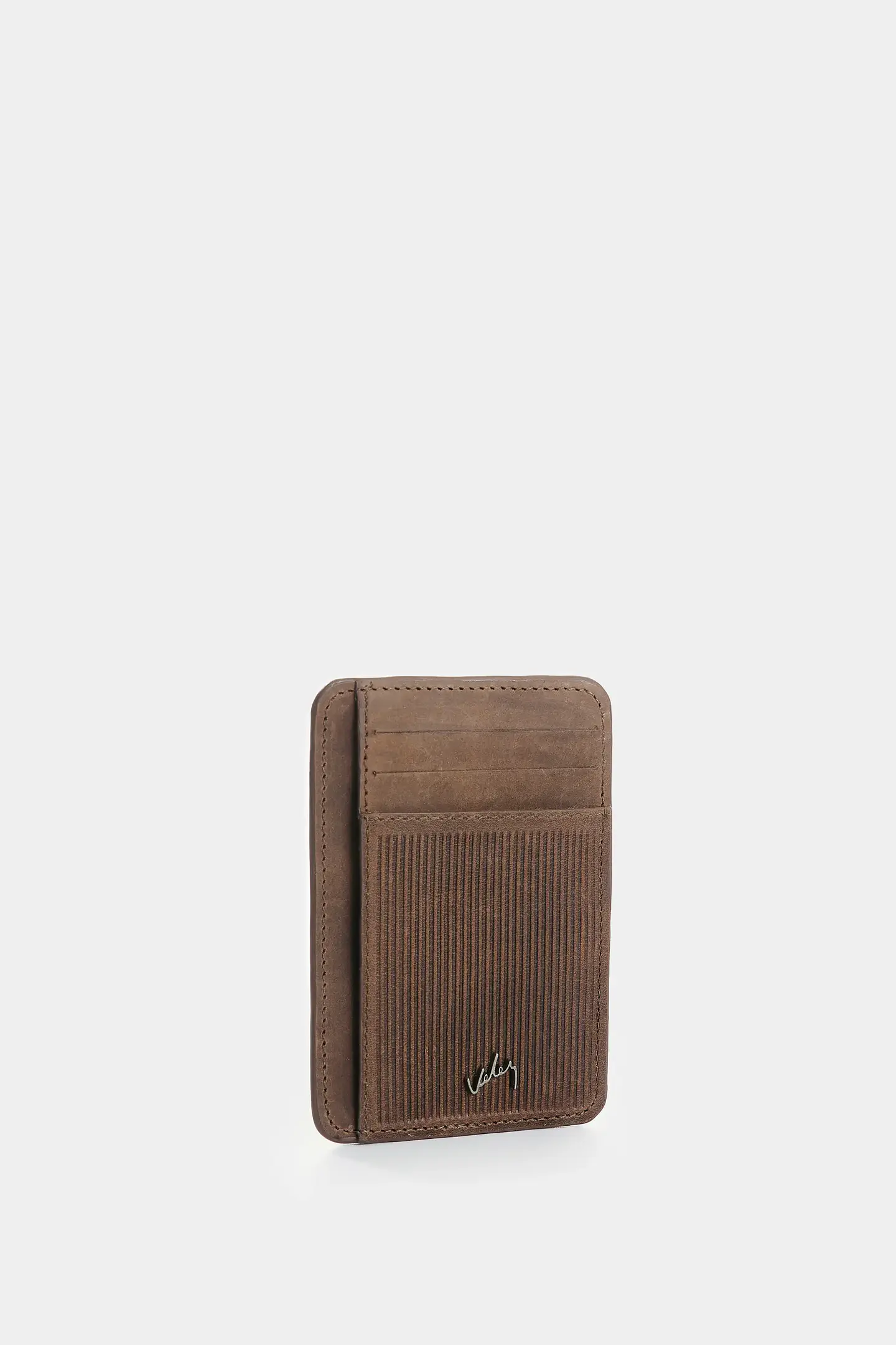 Porta tarjetas Velez Vértice de cuero  4