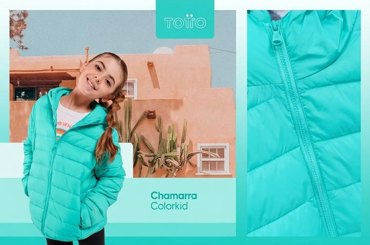 Chaqueta M Colorkid Acolchada Para niña 3