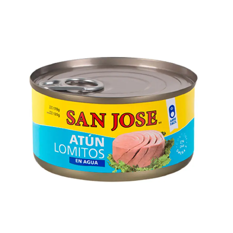 Atún Lomito San José 160gr en agua caja de 48 unidades  1