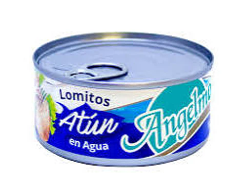 Atún Lomito Algelmo 160grs en agua caja de 48 unidades 