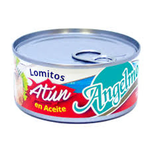 Atún Lomito Algelmo 160grs en aceite caja de 48 unidades 