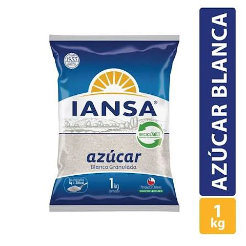 Azúcar Iansa 1 kilo manga de 10 unidades 