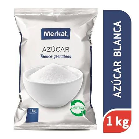Azúcar Merkat 1 kilo manga de 10 unidades 