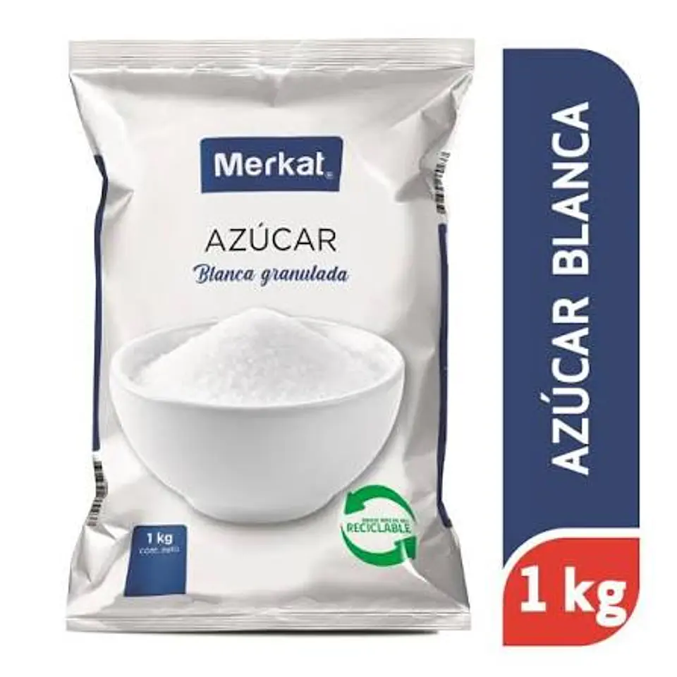 Azúcar Merkat 1 kilo manga de 10 unidades  1