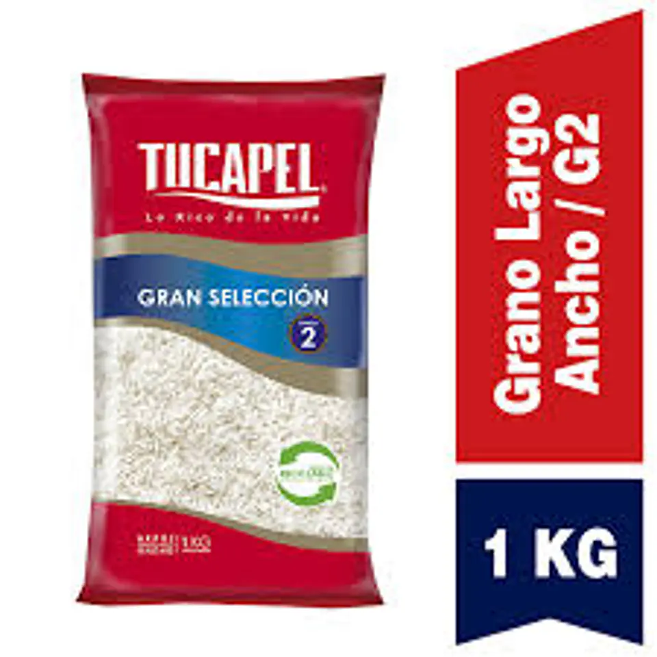 Arroz Tucapel 1 kilo - manga de 10 unidades 1