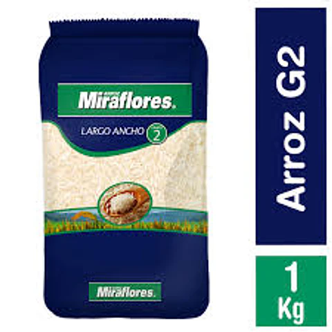 Arroz Miraflores 1 kilo  - manga de 10 unidades 