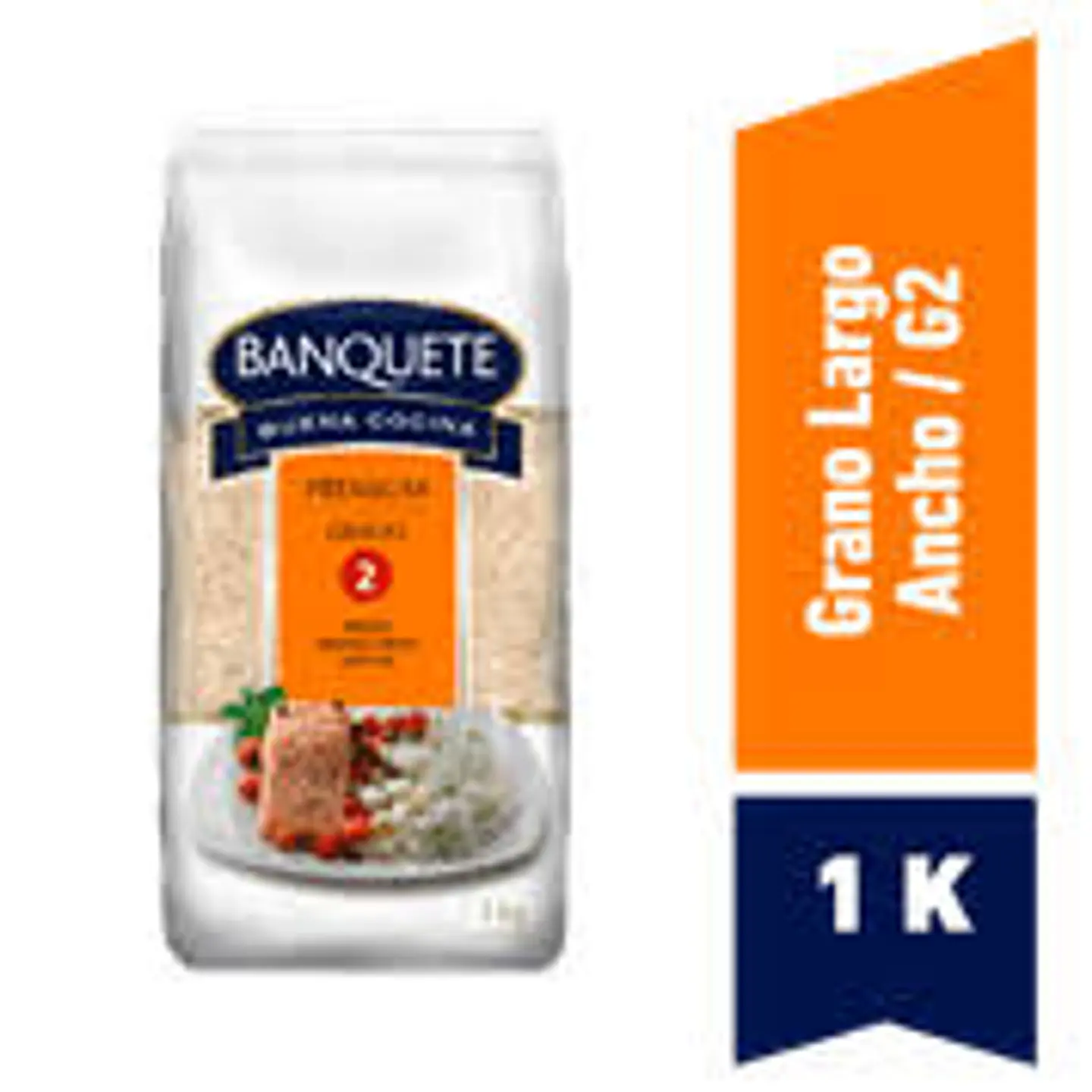 Arroz Banquete 1 kilo - manga de 10 unidades  1