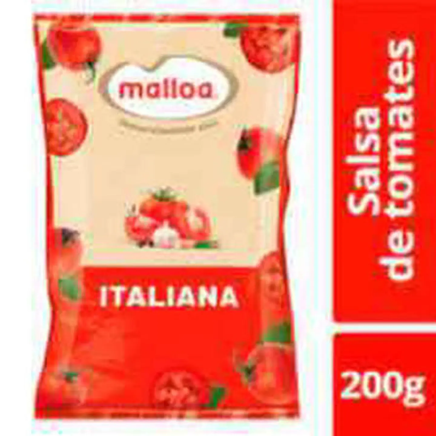 Salsa de tomate Malloa 200 grs - 36 unidades la caja  1