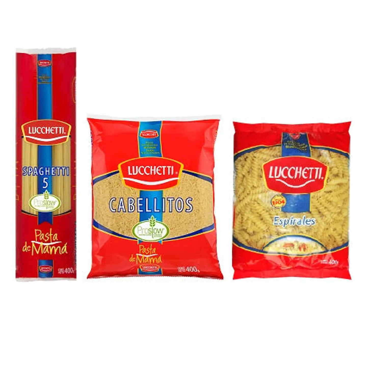 Fideos Luchetti 400grs - manga de 20 unidades ( hasta 2 variedades por manga) 1