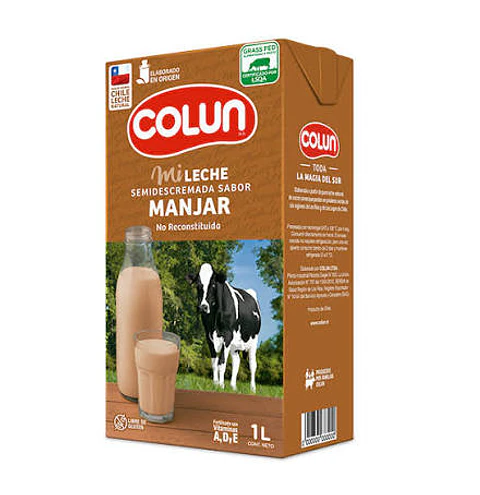 Leche de Chocolate Colun 1 lt - caja de 12 unidades 