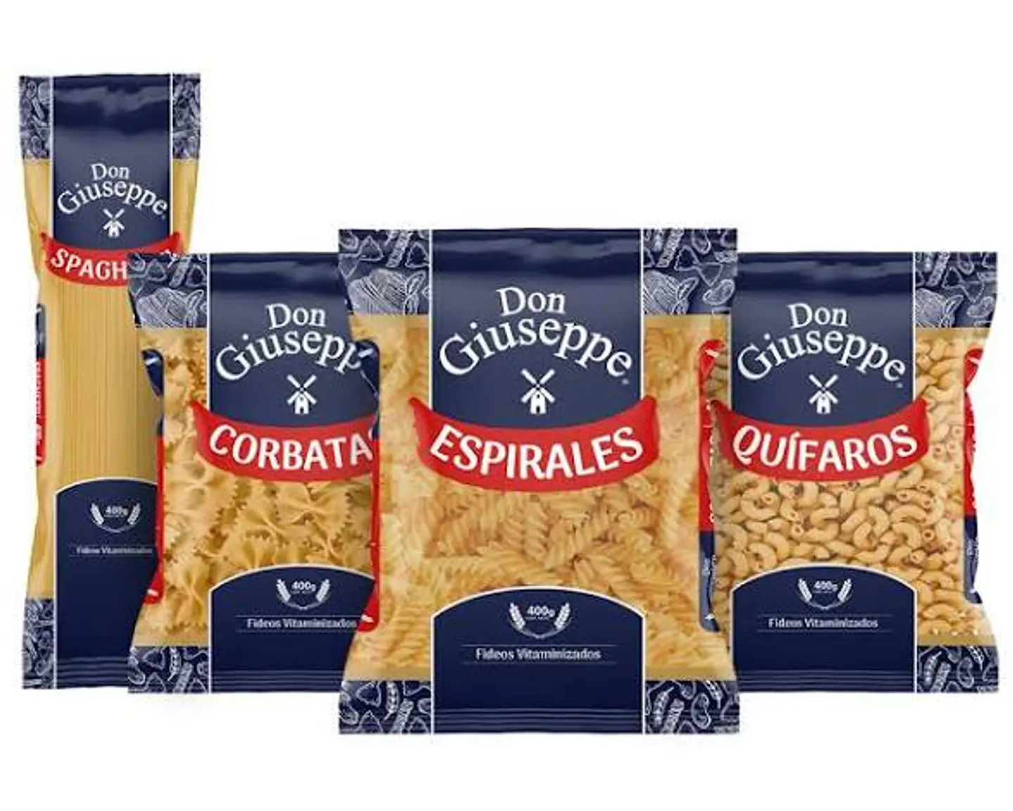 Fideos Don Giuseppe 400gr - manga de 20 unidades  1