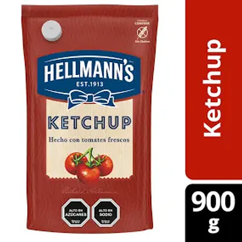 Ketchup Hellmann's 900gr. - caja de 12 unidades 