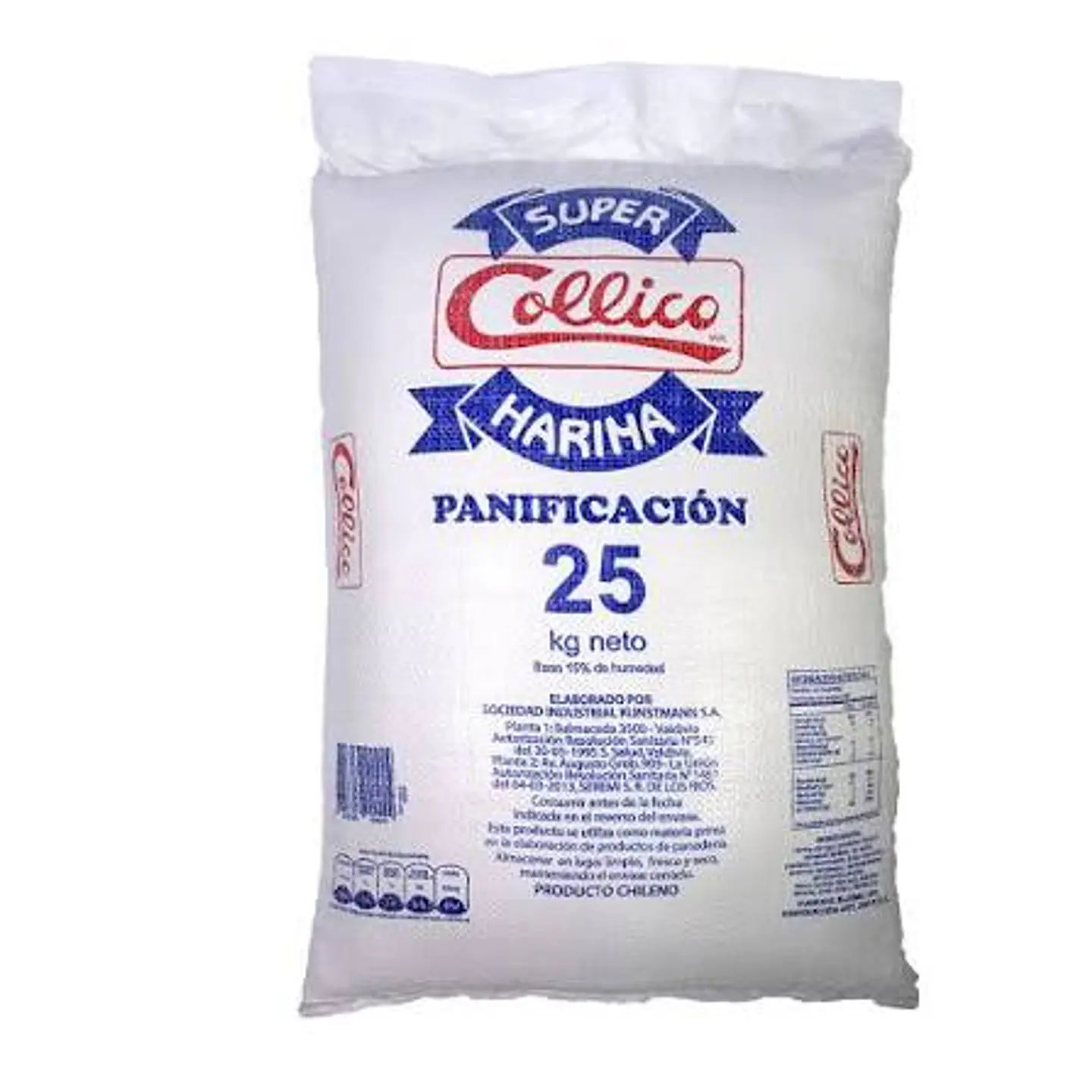 Harina Collico planificación 25 kilos el saco  1