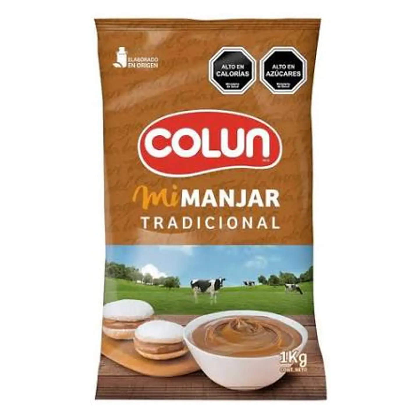 Manjar Tradicional Colun 1 kilo caja de 12 unidades  1