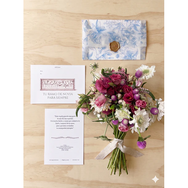 GIFT CARD Ramo De Novia Prensado 1