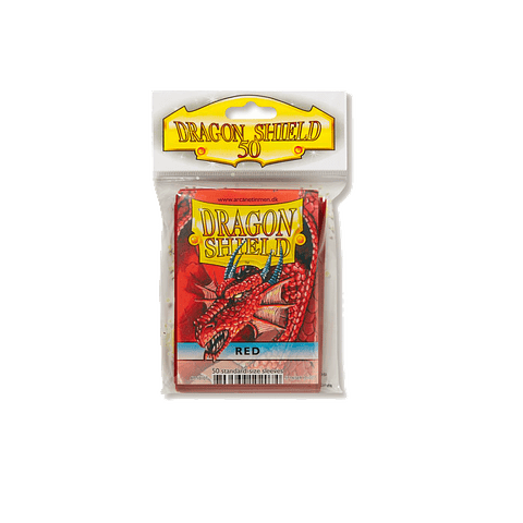 Protectores Dragon Shield Rojos x50