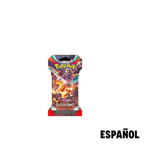 Pokémon TCG - Llamas Obsidianas Sobre - Español