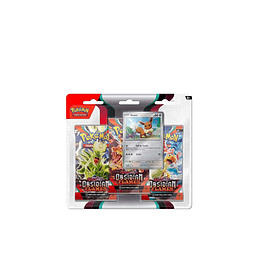 Pokémon TCG - Obsidian Flames 3-Pack Blister -Eevee- Inglés