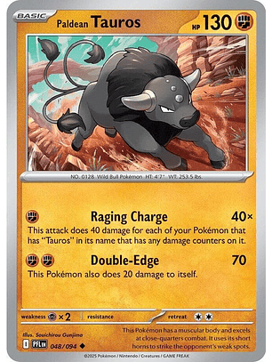 Paldean Tauros #048