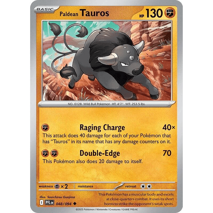 Paldean Tauros #048 1