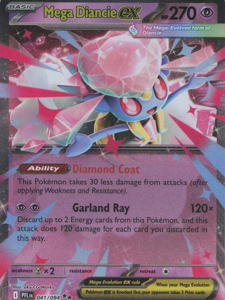 Mega Diancie ex #041 1