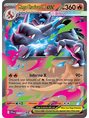 Mega Charizard X ex #013