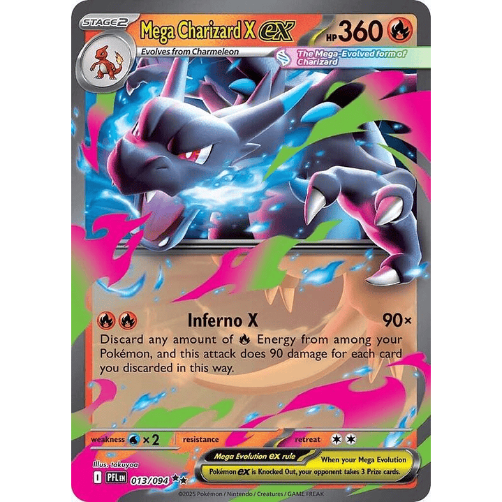Mega Charizard X ex #013 1