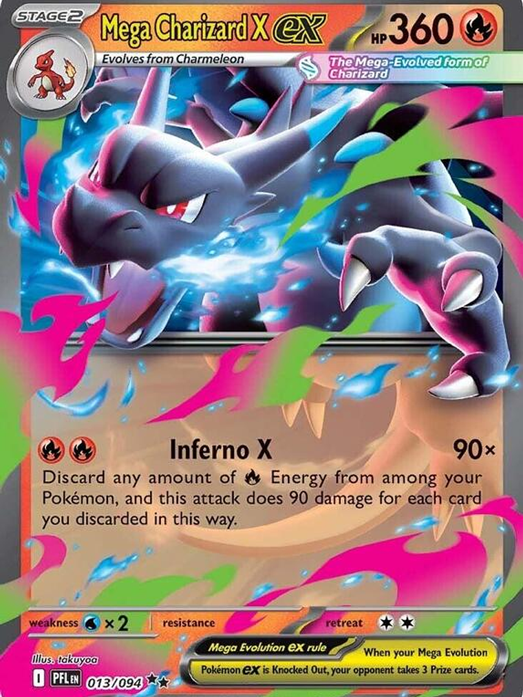 Mega Charizard X ex #013 1