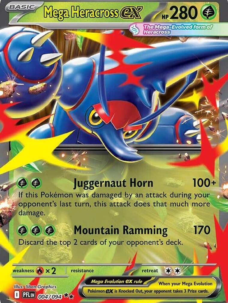 Mega Heracross ex #004 1
