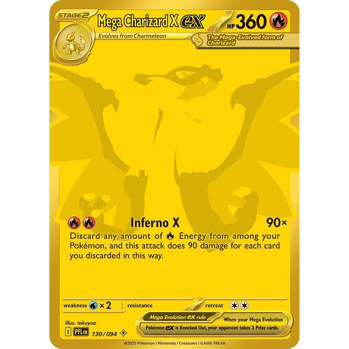 Mega Charizard X ex #130 1