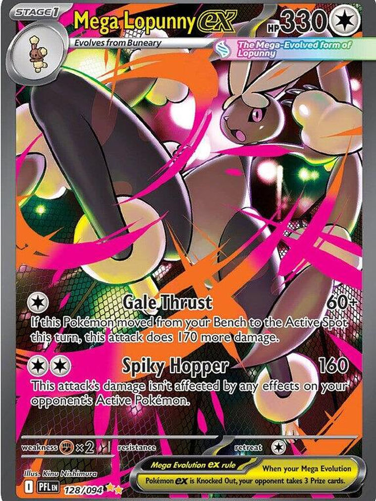 Mega Lopunny ex #128 1