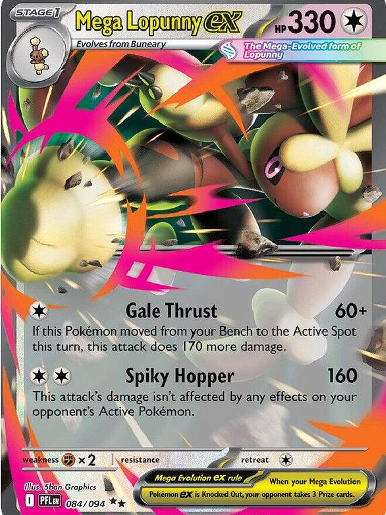 Mega Lopunny ex #084 1