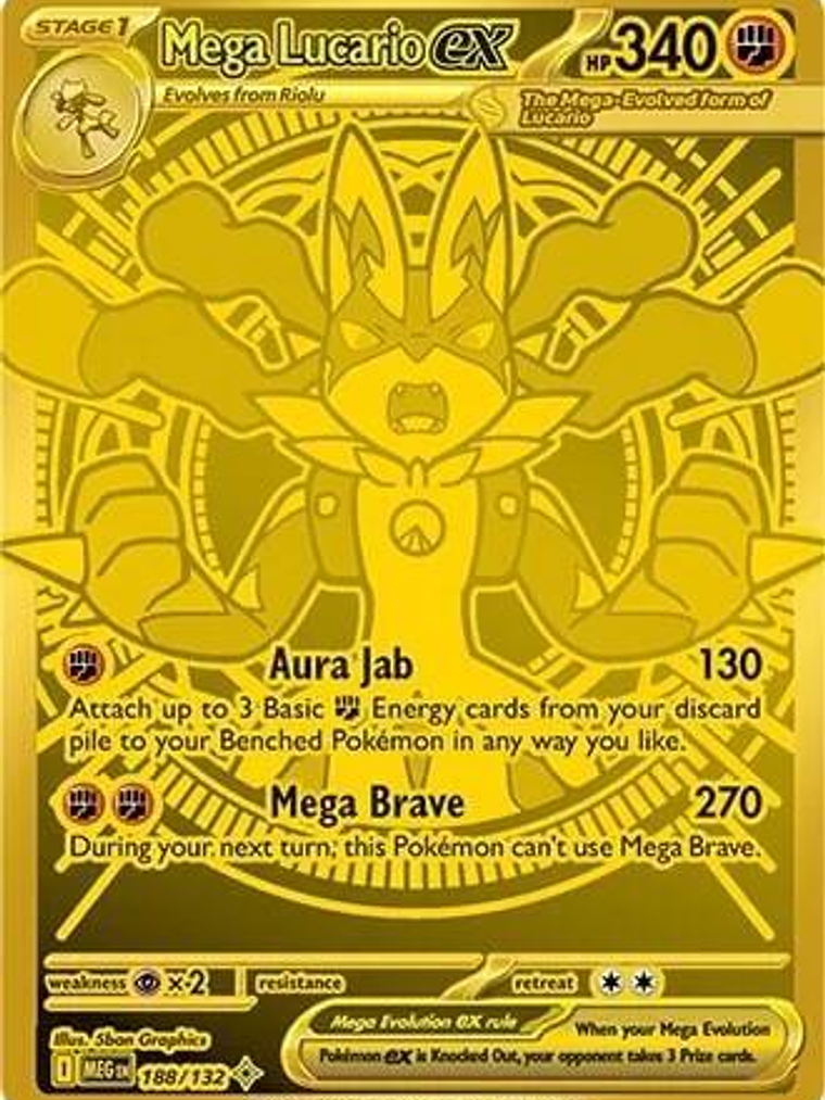 Mega Lucario ex #188 1