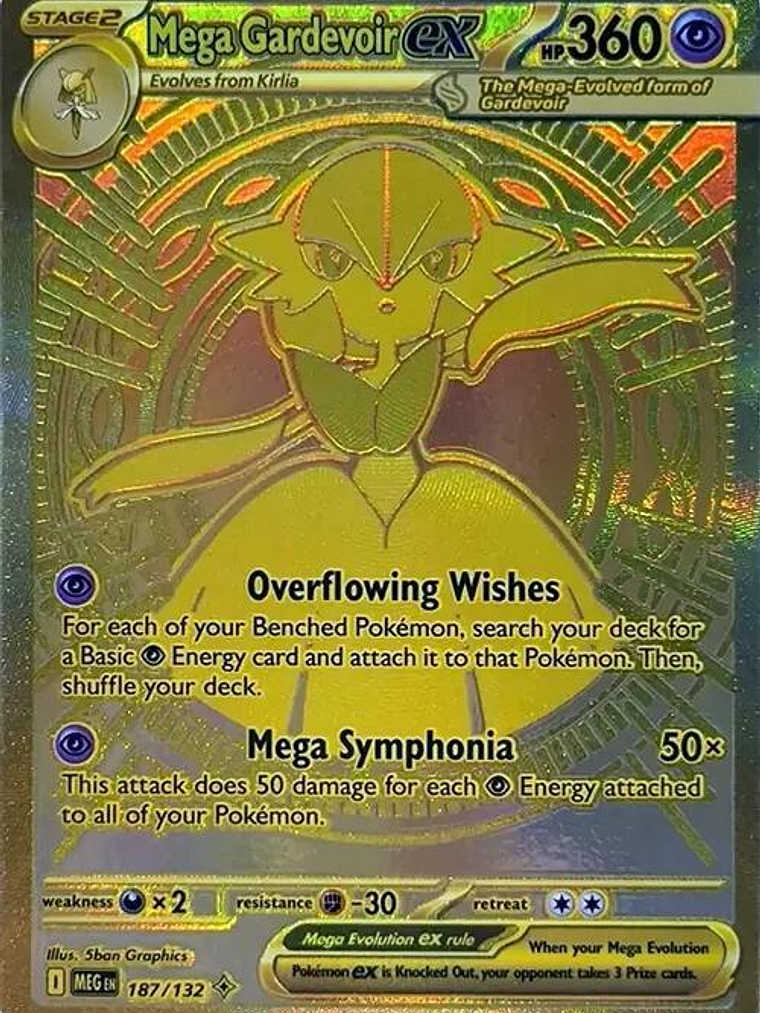 Mega Gardevoir ex #187 1