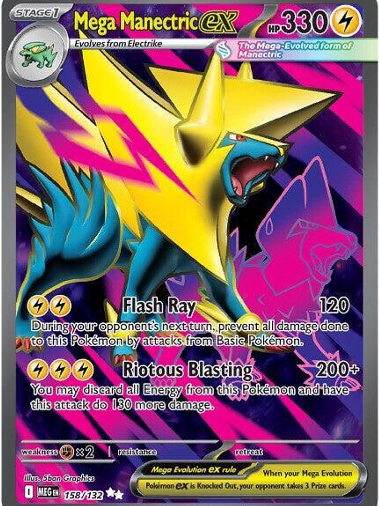 Mega Manectric ex #158 1