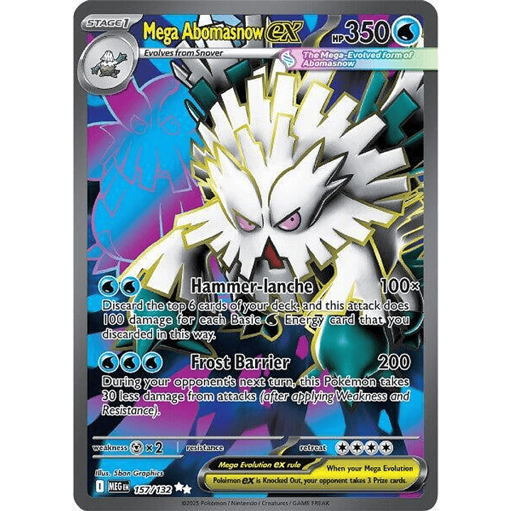 Mega Abomasnow ex #157 1