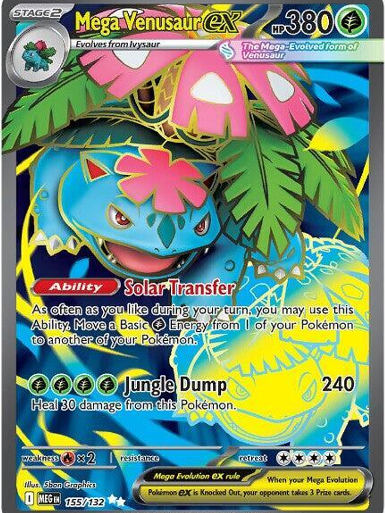 Mega Venusaur ex #155 1
