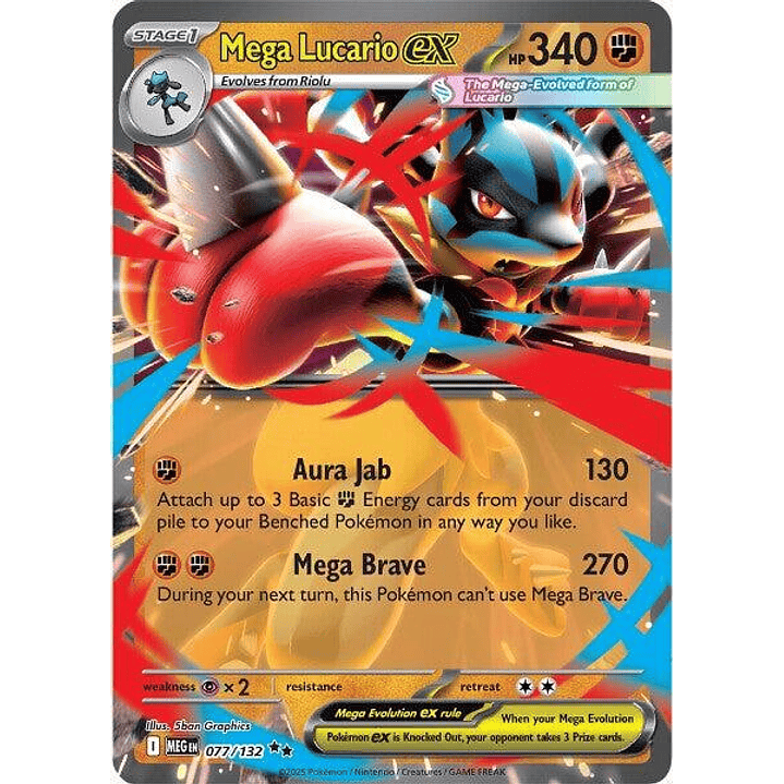 Mega Lucario ex #077 1