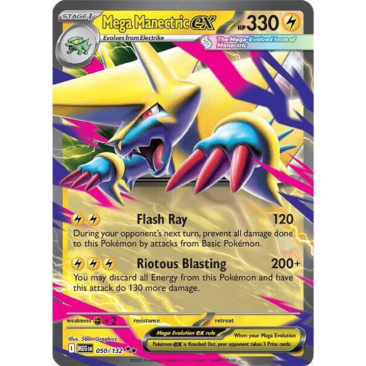 Mega Manectric ex #050 1