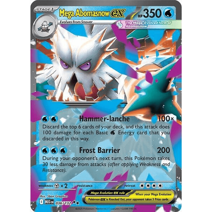 Mega Abomasnow ex #036 1
