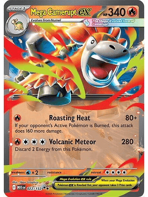 Mega Camerupt ex #022