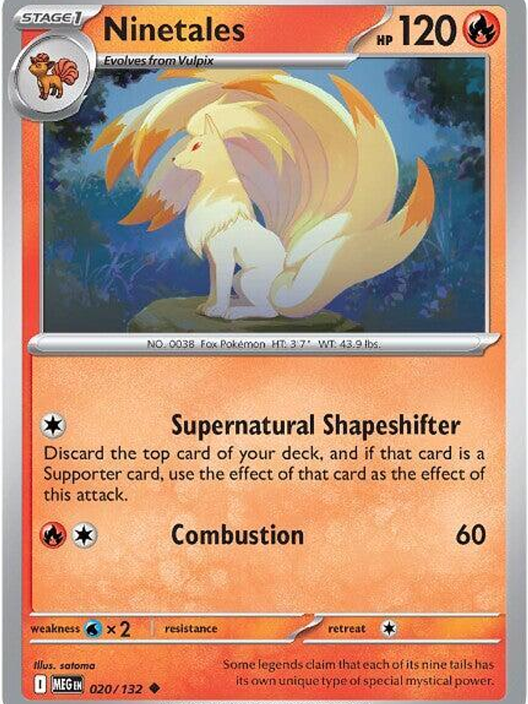 Ninetales #020 1
