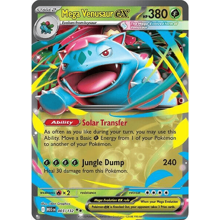 Mega Venusaur ex #003 1