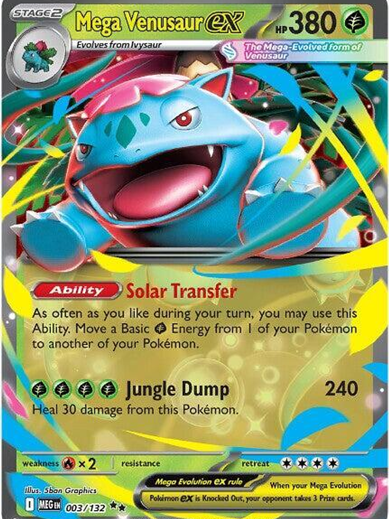 Mega Venusaur ex #003 1
